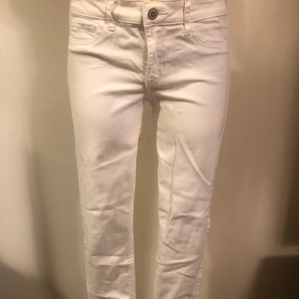 White Denim Skinny Jeans